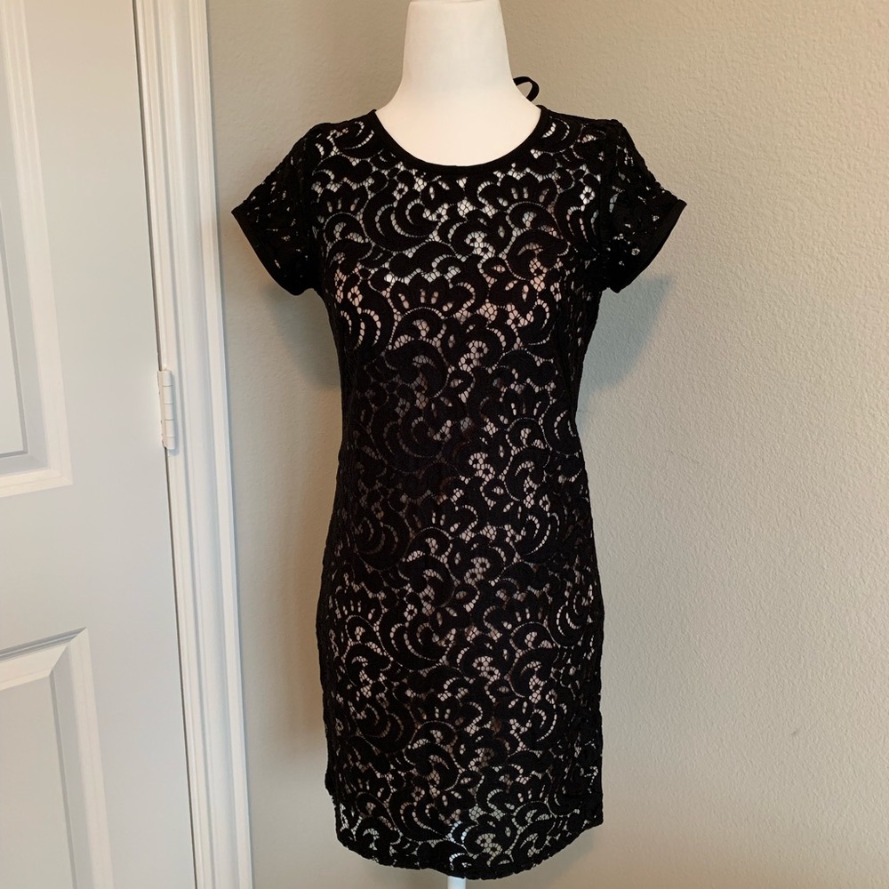 LOFT lace shift dress